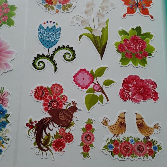 56 pcs Flower Design Thank You Stickers - Picture 11 of 17